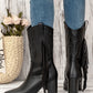Embroidered Fringe Western Cowboy Boot