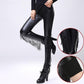 Texas (faux) Leather Fringe Leggings