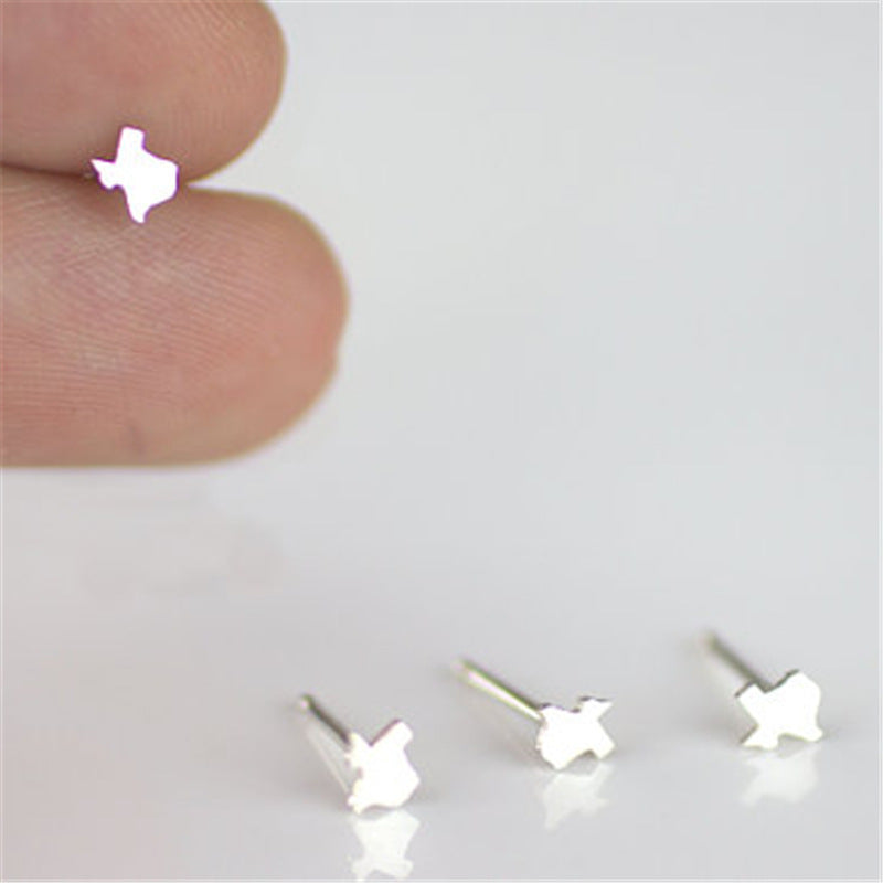 Texas State Shaped Earrings